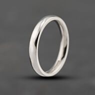 Pre-Owned Platinum Court 3mm Plain Wedding Ring 41871371