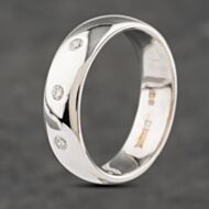 Pre-Owned 9ct White Gold Wedding Ring 41871393