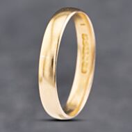 Pre-Owned 22ct Yellow Gold 3.4mm Plain Wedding Ring 41871402
