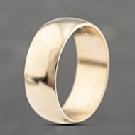 Pre-Owned 9ct Yellow Gold 8mm Plain Wedding Ring 41871425