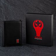Pre-Owned Leather Swiss Emporio Black Wallet 4227006