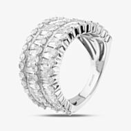 Pre-Owned 14ct White Gold 3.00ct Diamond Band Ring 43121206