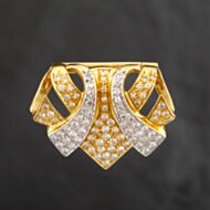 Pre-Owned 18ct Two Colour Gold 2.50ct Brilliant Cut Diamond Enhancer Loose Pendant 4314065