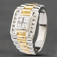 Pre-Owned Platinum Step & Brilliant Cut Diamond Square Signet Ring 43151002