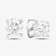 Pre-Owned 14ct White Gold 1.40ct Brilliant Cut Diamond Stud Earrings 43171177