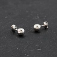 Pre-Owned White Gold 6mm Ball Stud Earrings 43171394