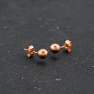 Pre-Owned Rose Gold 4.5mm Ball Stud Earrings 43171405