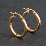 Pre-Owned Yellow Gold 20mm Hoop Earrings 43171420