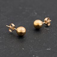 Pre-Owned Yellow Gold 5.5mm Ball Stud Earrings 43171424