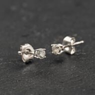 Pre-Owned 14ct White Gold 0.25ct Brilliant Cut Diamond Stud Earrings 43171489