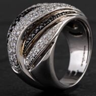 Pre-Owned 18ct White Gold Fancy Diamond Ring 4328537