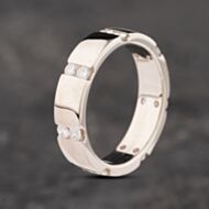 Pre-Owned 14ct White Gold 5mm Diamond Wedding Ring 4328660