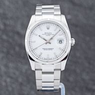 Pre-Owned Rolex Mens Oyster Perpetual Date 34 Watch 115210