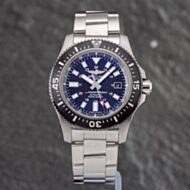 Pre-Owned Breitling Mens Superocean 44 Black Bracelet Watch Y1739310/BF45