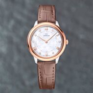 Pre-Owned OMEGA Prestige Diamond Dot Dial Watch 434.23.30.60.55.001