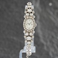 Pre-Owned Elgin Diamond 2.52ct White Gold Vintage Watch