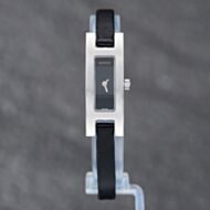 Pre-Owned Gucci Ladies Black Leather Strap Watch 3900L