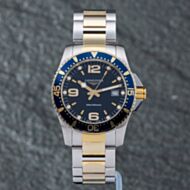 Pre-Owned Longines Mens Hydroconquest Blue Dial Bracelet Watch L3.740.3