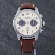 Pre-Owned Bremont Mens Alt1-C Cream Dial Leather Strap Watch ALT1-C/WH-BK