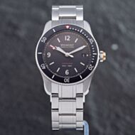 Pre-Owned Bremont Mens Superocean Black Dial Silver Bracelet Watch S300