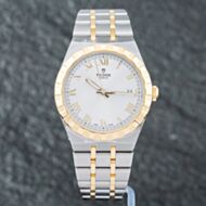 Pre-Owned Tudor Mens Royal Two Colour Silver Bracelet Watch M28503-0001