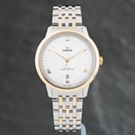 Pre-Owned OMEGA Mens De Ville Prestige Silver Bracelet Watch 43420402