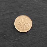 Pre-Owned 22ct Yellow Gold 1982 Queen Elizabeth II Half Sovereign Coin 47011176
