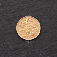 Pre-Owned 22ct Yellow Gold 1910 King Edward VII Half Sovereign Coin 47011183