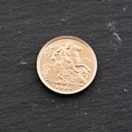 Pre-Owned 22ct Yellow Gold 1905 Edward VII Half Sovereign Coin 47011201