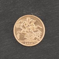 Pre-Owned 22ct Yellow Gold George V 1910 Full Sovereign Coin 47021166