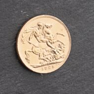 Pre-Owned 22ct Yellow Gold 1925 George V Full Sovereign Coin Coin 47021186