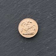 Pre-Owned 22ct Yellow Gold 1900 Queen Victoria Full Sovereign Coin 47021249