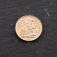 Pre-Owned 22ct Yellow Gold 1958 Queen Elizabeth II Full Sovereign Coin 47021272