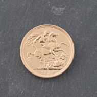 Pre-Owned 22ct Yellow Gold 1889 Queen Victoria Full Sovereign Coin 47021278