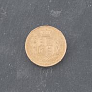 Pre-Owned 22ct Yellow Gold 1846 Young Victoria Shield Back Full Sovereign Coin 47021285