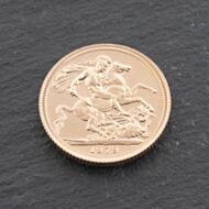 Pre-Owned 22ct Yellow Gold 1979 Queen Elizabeth Full Sovereign Coin 47021295