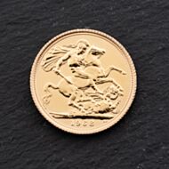 Pre-Owned Yellow Gold Elizabeth II 1968 Full Sovereign Coin 47021299