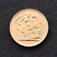 Pre-Owned Yellow Gold Elizabeth II 1978 Full Sovereign Coin 47021304