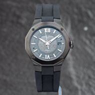 Pre-Owned Baume & Mercier Mens Riviera Skeleton Dial Rubber Strap Watch 10617