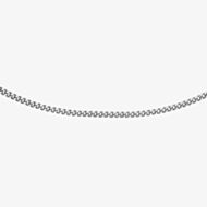9ct White Gold 51cm Diamond-Cut Curb Chain 5.13.0035