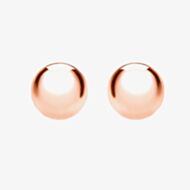 9ct Rose Gold Polished 4mm Ball Stud Earrings 5.55.5833