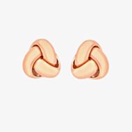 9ct Rose Gold 6mm Knot Stud Earrings 5.55.6929