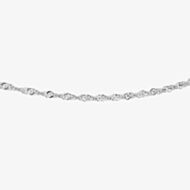Sterling Silver Twisted Curb Chain Necklace 8.13.0475
