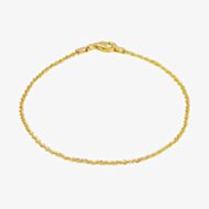 LUXE Silver Gold Plated Tocalle Chain Bracelet 8.29.7792