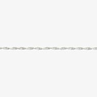 Sterling Silver Prince of Wales Rope Chain S10R