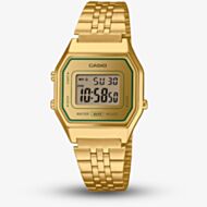 Casio Unisex Vintage Gold & Green Digital Watch LA680WEGV-9AEF