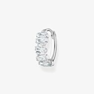 THOMAS SABO Sterling Silver White Cubic Zirconia Single Hoop Earring CR665-051-14