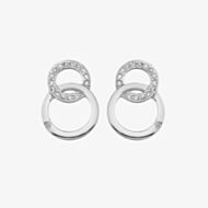 Hot Diamonds Striking Interlocking Earrings DE533