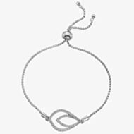 Hot Diamonds Harmony White Topaz Bracelet DL592