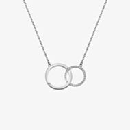 Hot Diamonds Striking Circle Necklace DN127